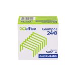 Grampos para Grampeador Galvanizado 24/8 5000 unidades | Go Office