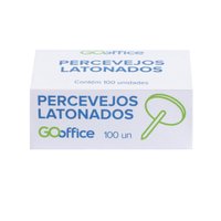 Percevejos Latonados 10 mm 100 unidades | Go Office