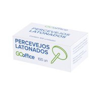 Percevejos Latonados 10 mm 100 unidades | Go Office