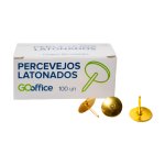 Percevejos Latonados 10 mm 100 unidades | Go Office