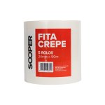 Fita Crepe 24 mm x 50 m 5 unidades | Sooper