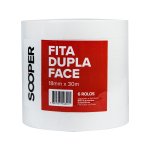 Fita Dupla Face 18 mm x 30 m 6 unidades | Sooper