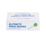 Alfinete para Mapas Colorido Cabeça Redonda 50 unidades | Go Office