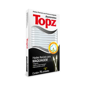 Hastes Flexíveis Para Maquiagem 75 unidades | Topz