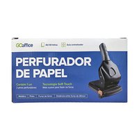 Perfurador de Papel Metálico 2 Furos 60 folhas | Go Office