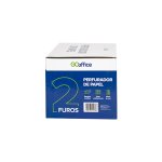 Perfurador de Papel Metálico 2 Furos 60 folhas | Go Office