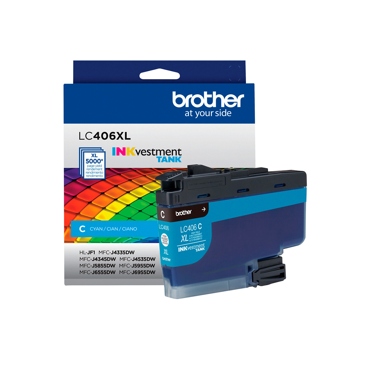 Cartucho de Tinta Original LC406XLCS Ciano | Brother