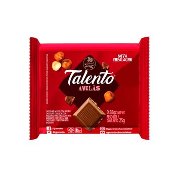 Chocolate ao Leite com Avelãs 25 g | Talento