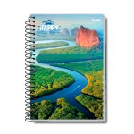 Caderno Pequeno Capa Flexível Espiral 96 folhas 140 mm x 202 mm | Credeal