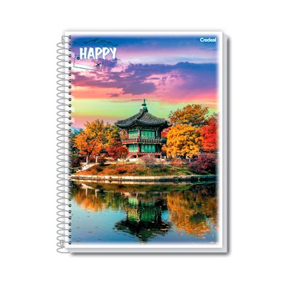 Caderno Universitário Capa Flexível 200 mm x 275mm 96fls | Credeal