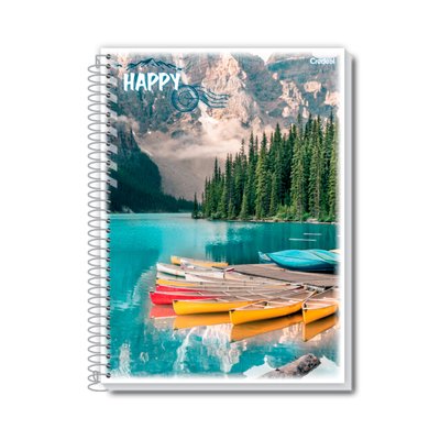 Caderno Universitário Capa Flexível 200 mm x 275mm 96fls | Credeal