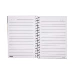 Caderno Grande Capa Dura Espiral Preto 96 Folhas 200 mm x 275 mm | Credeal