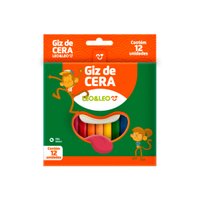 Giz de Cera 12 Cores | Leo e Leo
