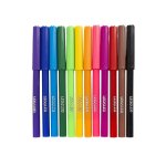 Canetinha Hidrográfica 12 cores Ponta Redonda | Leo e Leo