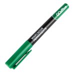 Marcador Permanente Verde 4mm 12 unidades | Go Office