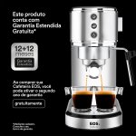 Cafeteira Espresso Eos ECF01EC Inox  3 em 1 127V