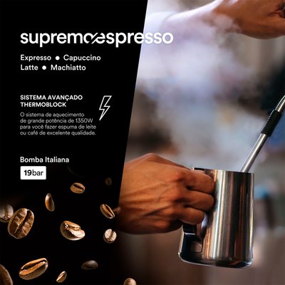 Cafeteira Espresso Eos ECF01EC Inox  3 em 1 220V