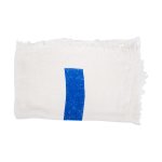 Pano de Chão 45 cm x 65 cm Branco Tarja Azul 85 g 3 unidades