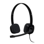 Headset H151 com fio 3.5mm Preto | Logitech