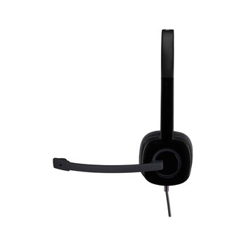 Headset H151 com fio 3.5mm Preto | Logitech
