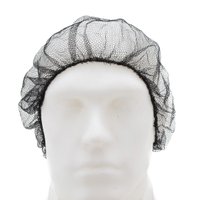 Touca Protetora Capilar Prevemax Nylon Preta PCT 10UN