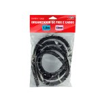 Organizador de Cabos e Fios Preto 12 mm x 1,5 m | Force Line