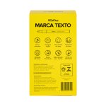 Caneta Marca Texto Amarela 12 unidades | Go Office