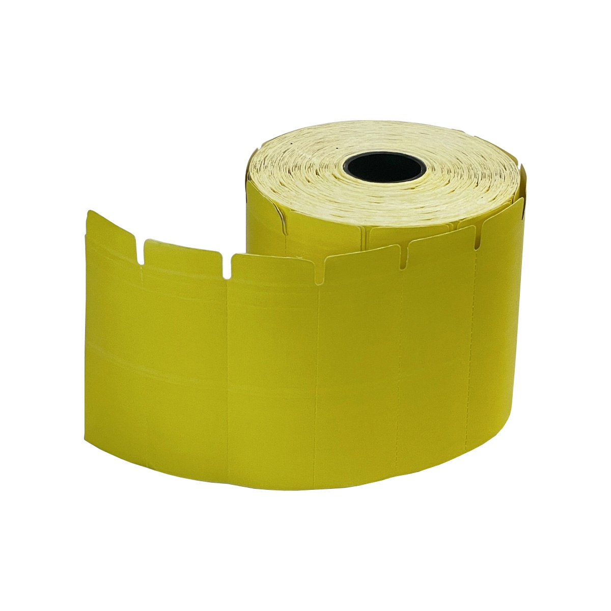 Etiqueta Couchê 90X30mm S/Adesivo Amarela 1.500 unidades 5 rolos