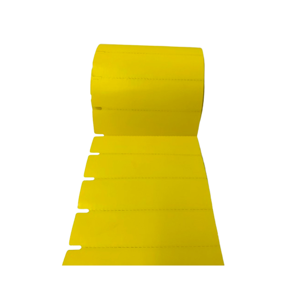 Etiqueta Couchê 90X30mm S/Adesivo Amarela 1.500 unidades 5 rolos
