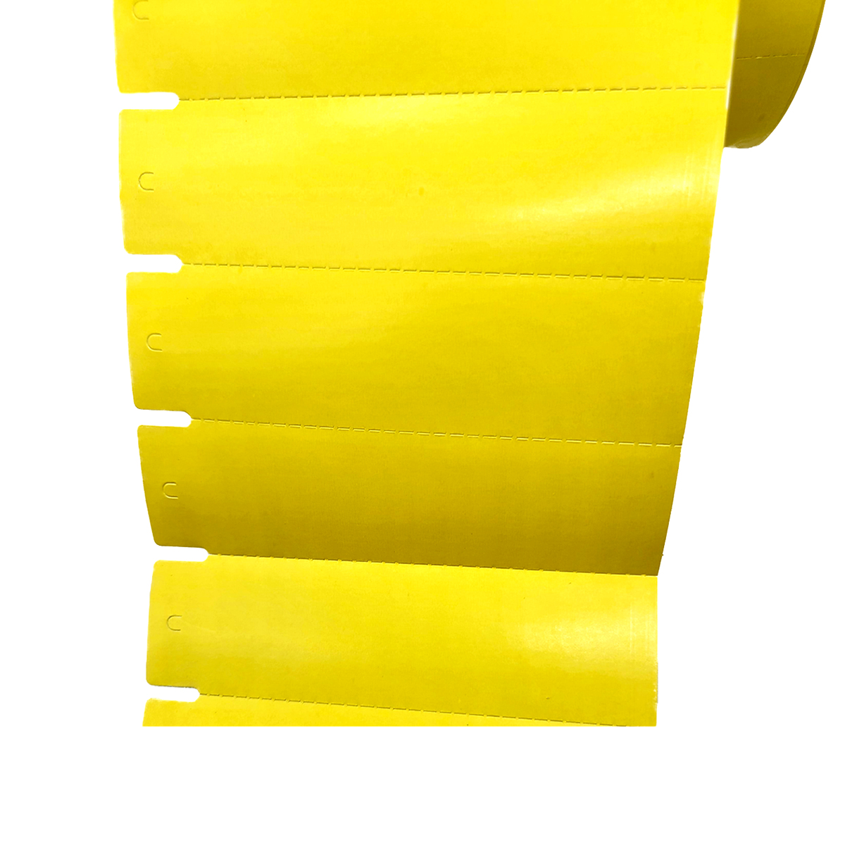 Etiqueta Couchê 90X30mm S/Adesivo Amarela 1.500 unidades 5 rolos