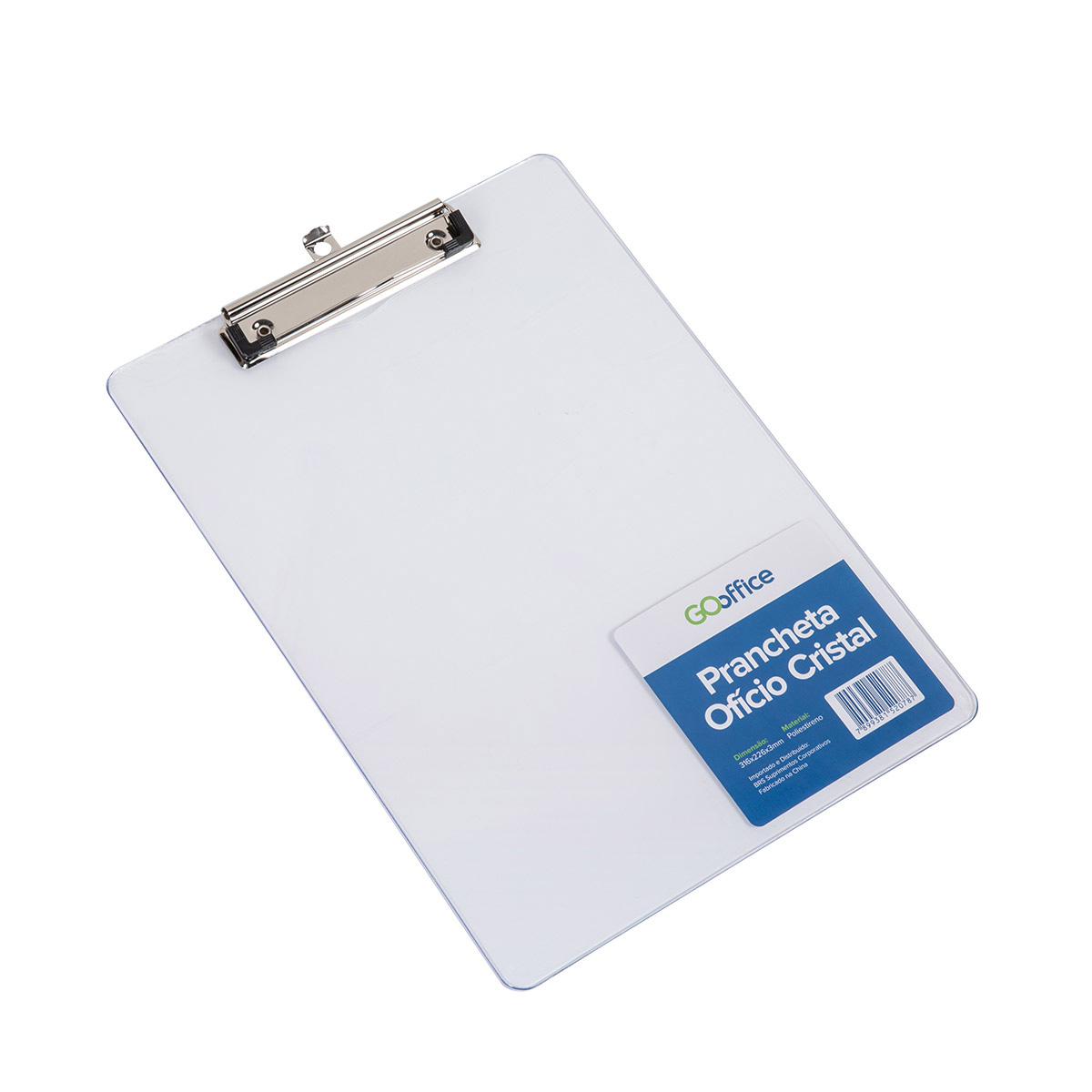 Prancheta Ofício Cristal | Go Office