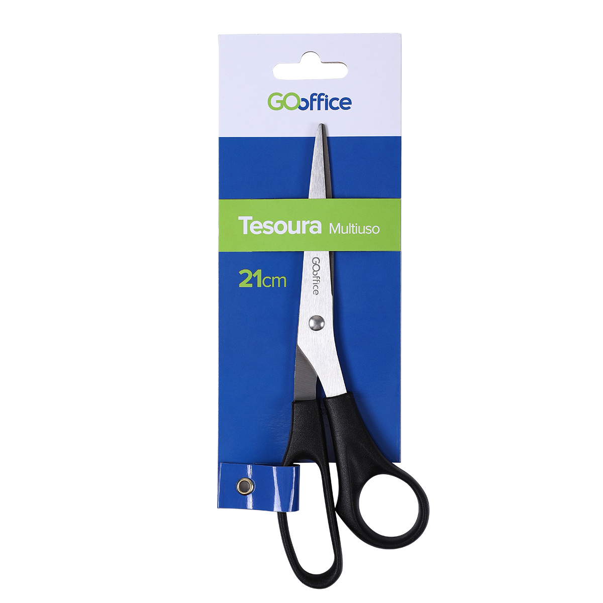 Tesoura 21 cm Uso Geral | Go Office