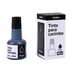 Tinta para Carimbo Preta 40 ml | Go Office