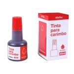 Tinta para Carimbo Vermelha 40 ml | Go Office