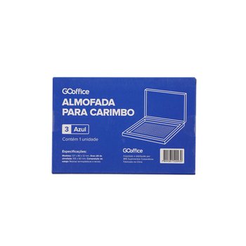 Almofada para Carimbo Nº 3 Azul | Go Office