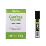 Grafite para Lapiseira 0.5 mm HB Tubo 12 minas | Go Office