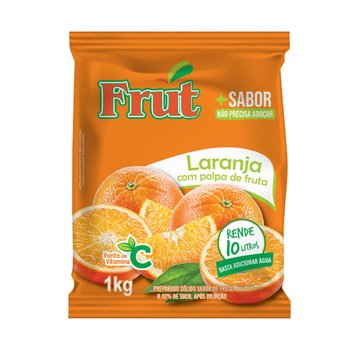 Suco de Laranja em Pó 1 kg 10 sacos | Frut