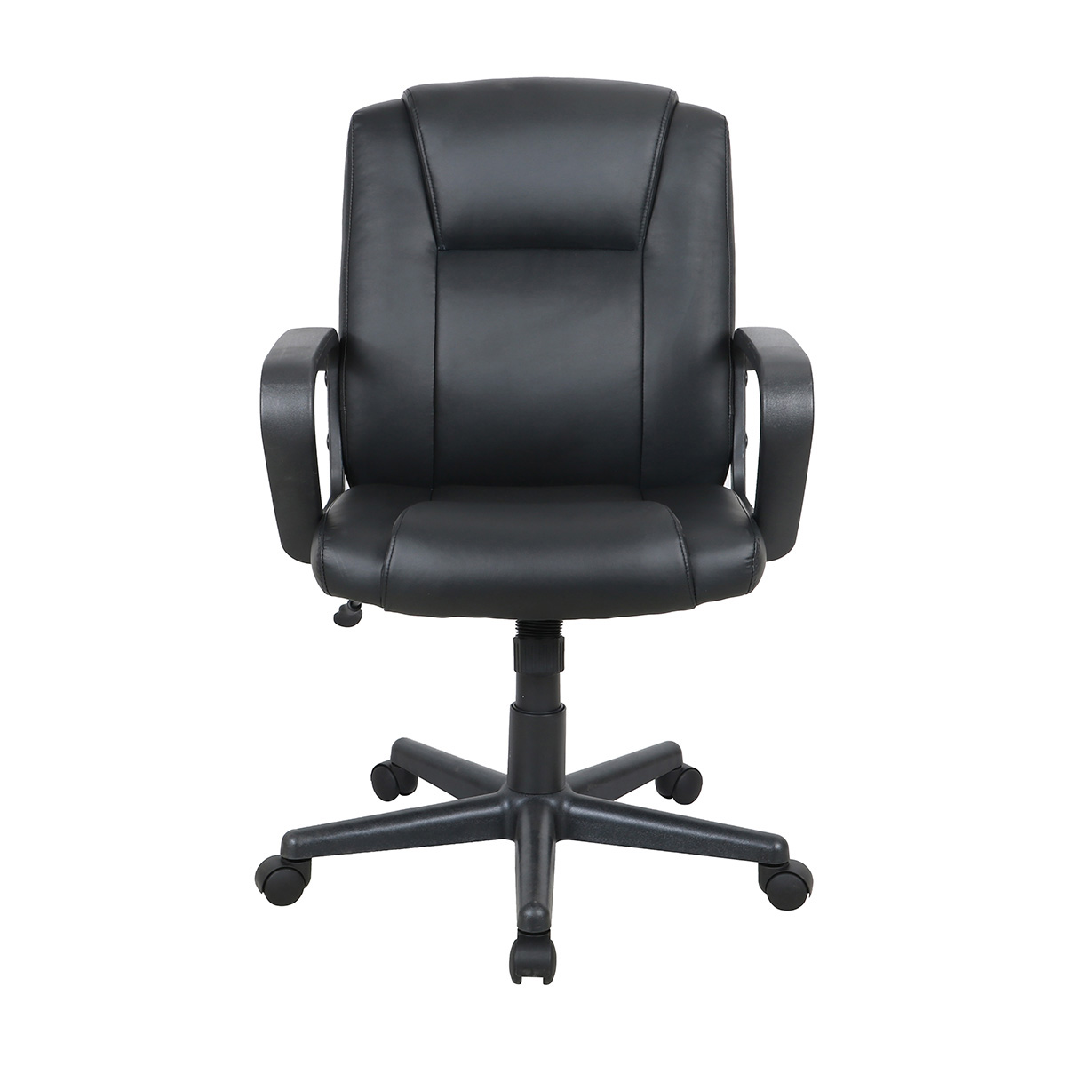 Cadeira de Escritório Giratória com Encosto e Braço Fixos Task | Korpex