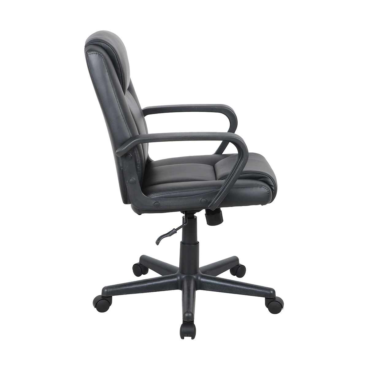 Cadeira de Escritório Giratória com Encosto e Braço Fixos Task | Korpex