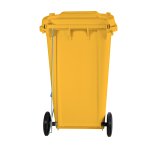 Coletor de Lixo 240L Amarelo com Pedal | Wite