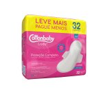 Absorvente Feminino com Abas e Gel 32 unidades | Cotton Baby