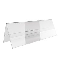 Display Acrílico de Mesa 30 cm x 10 cm | Go Office