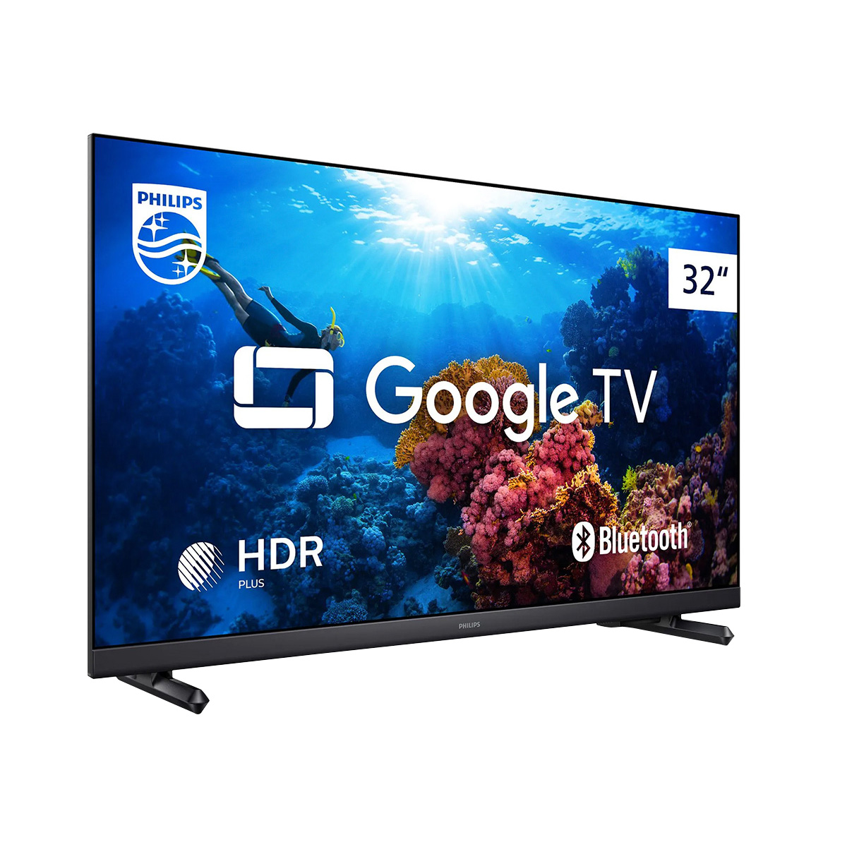 Smart TV HD 32" Philips Google Comando de Voz