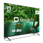 Smart TV 4K 50" Philips Google Comando de Voz