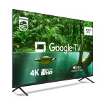 Smart TV 4K 55" Philips Google Comando de Voz