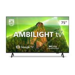 Smart TV 4K 75" Philips Google Comando de Voz