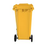 Coletor de Lixo 120L Amarelo com Pedal | Wite