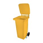 Coletor de Lixo 120L Amarelo com Pedal | Wite