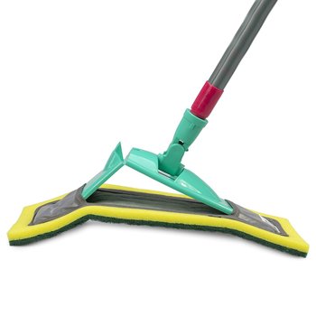 Mop Abrasivo Limpeza Pesada com Cabo Verde | Noviça