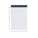 Envelope Plástico de Segurança 19 x 25 cm 500 unidades